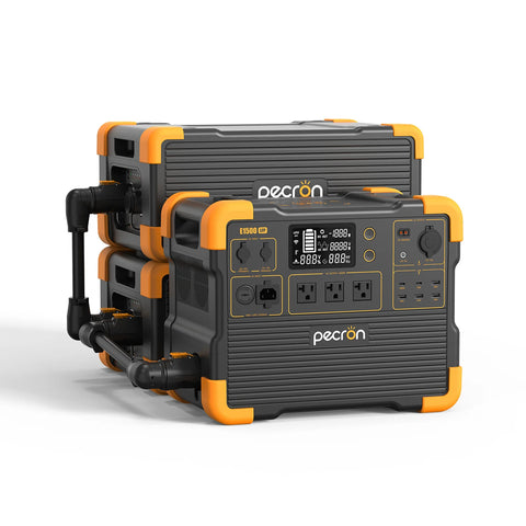 PECRON E1500 LFP With (2) E3000 48V Expansion Battery 7,680Wh