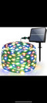 String Solar Christmas Lights 108ft 300LED